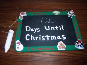 Christmas countdown craft idea